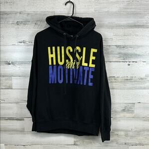Nipsey Hussle #2 And Motivate Los Angeles Hoodie Size Medium Distressed *FLAWED